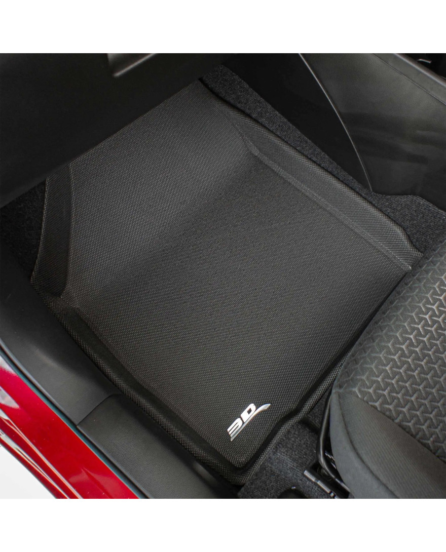 3D Kagu Floor Mat  For SUZUKI SWIFT DZIRE SWIFT  |  2020 to 2023 | Complete Set | BLACK | Custom Fit